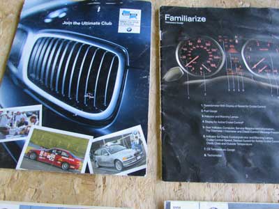 BMW Owner's Manual with Case 01410012832 E63 645Ci 650i5